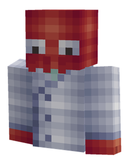 Blue skin: bust render