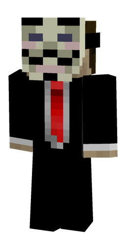 Black skin: body, front render