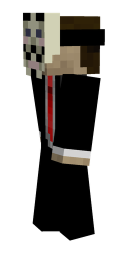 Black skin: body, left side render