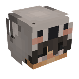 Black skin: head render