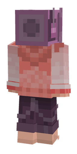 Pink skin: body, back render