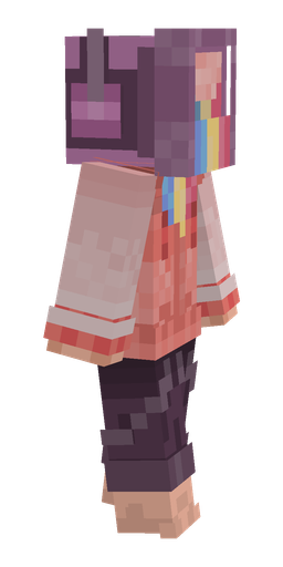 Pink skin: body, right side render