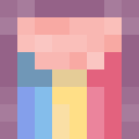 Pink skin: face render