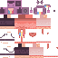 Pink skin: raw texture render