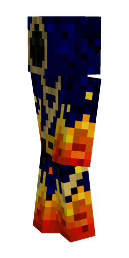 Black skin: body, left side render