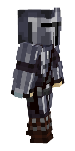 Black skin: body, right side render