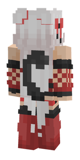 Black skin: body, back render