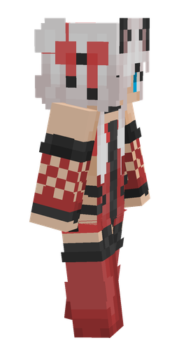 Black skin: body, right side render