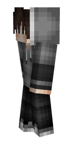 Black skin: body, left side render