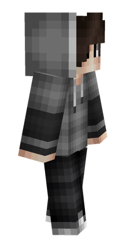 Black skin: body, right side render
