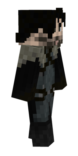 Black skin: body, right side render