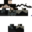 Black skin: raw texture render