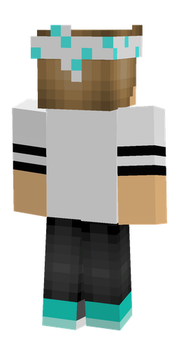 Black skin: body, back render
