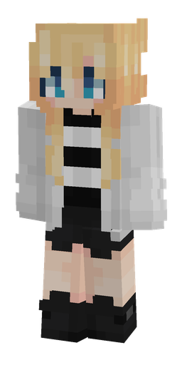 Black skin: body, front render