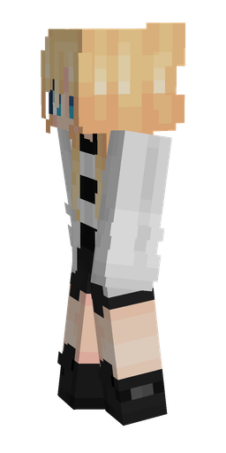 Black skin: body, left side render