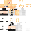 Black skin: raw texture render