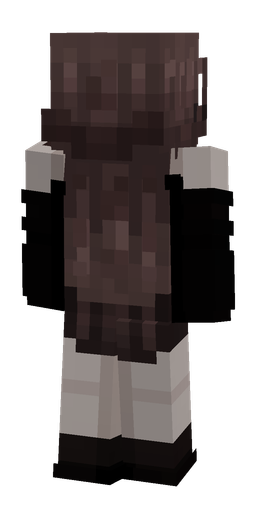 Black skin: body, back render