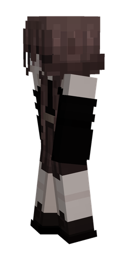 Black skin: body, left side render