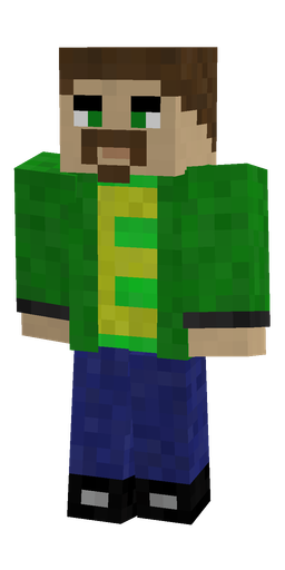 Blue skin: body, front render