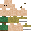 Classic skin: raw texture render