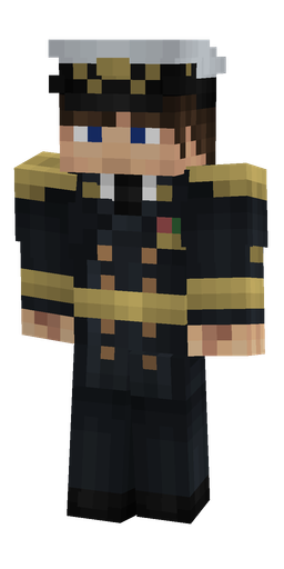 Black skin: body, front render