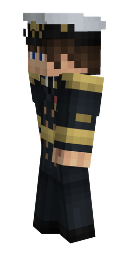 Black skin: body, left side render