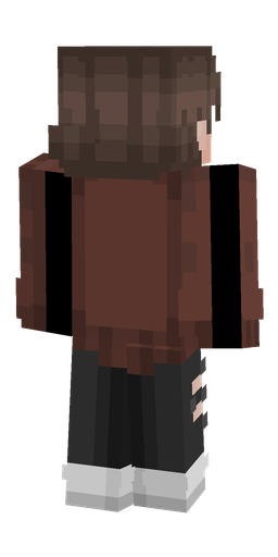 Black skin: body, back render
