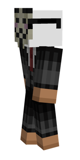 Black skin: body, left side render