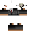 Black skin: raw texture render