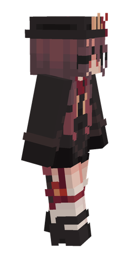 Black skin: body, right side render