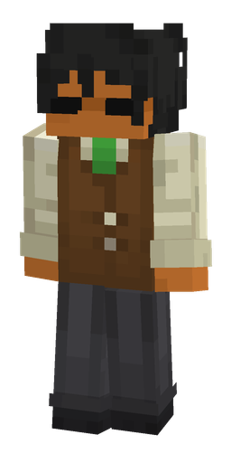 Black skin: body, front render