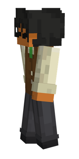 Black skin: body, left side render