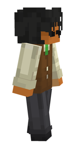 Black skin: body, right side render