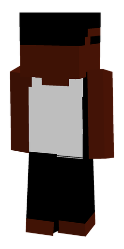 Black skin: body, back render