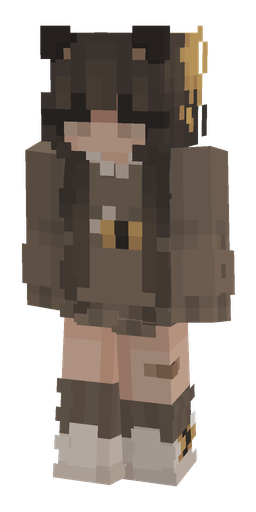 Black skin: body, front render