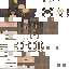 Black skin: raw texture render