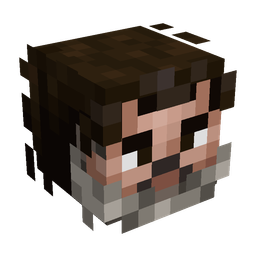Black skin: head render