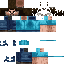 Black skin: raw texture render
