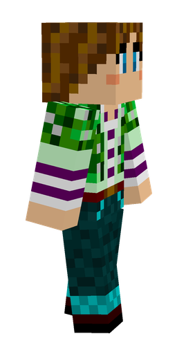 Black skin: body, right side render