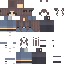 Black skin: raw texture render