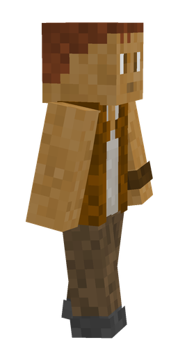 Brown skin: body, right side render