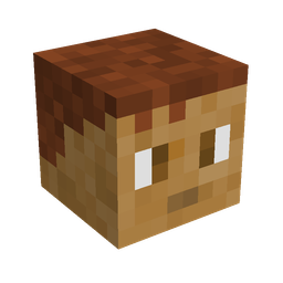 Brown skin: head render