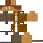 Brown skin: raw texture render