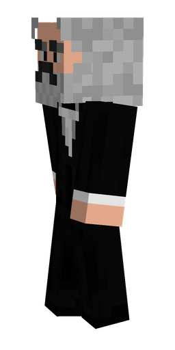 Black skin: body, left side render