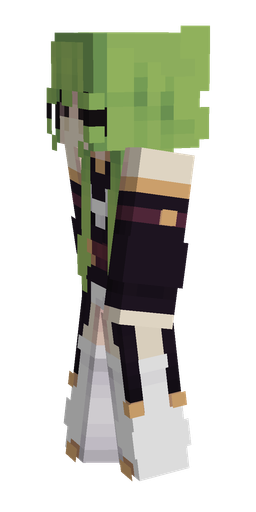 Black skin: body, left side render