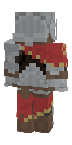 Black skin: body, back render