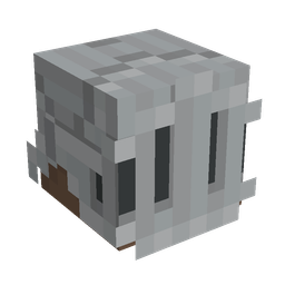 Black skin: head render