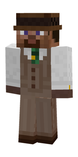 Brown skin: body, front render