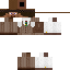 Brown skin: raw texture render