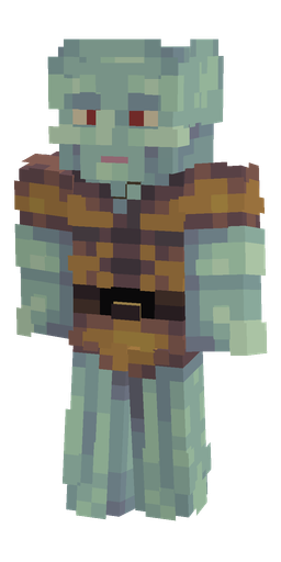 Blue skin: body, front render